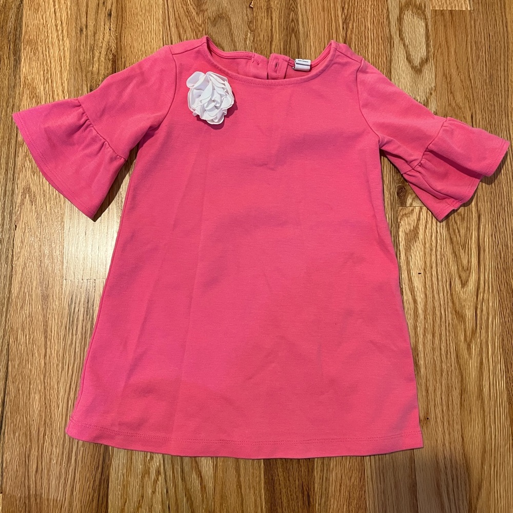Janie and Jack pink dress with flower detail dress 3T